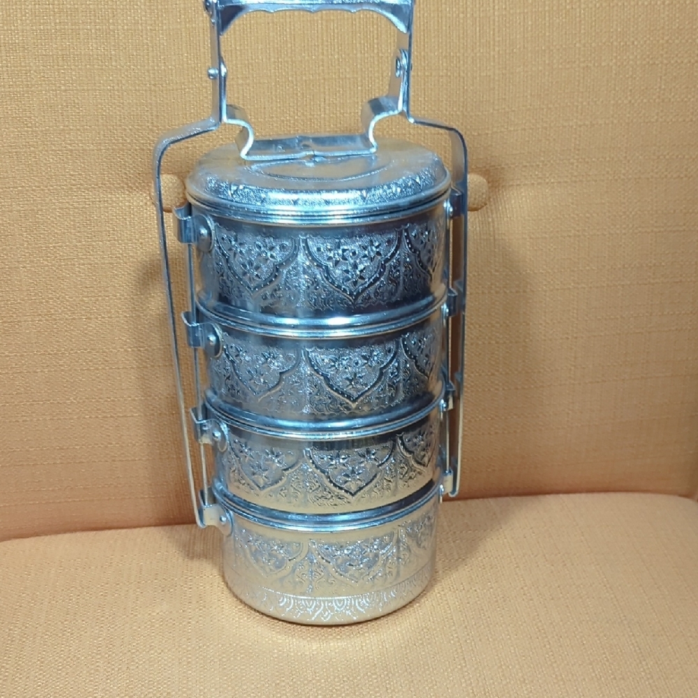 Silver Tiffin Carrier